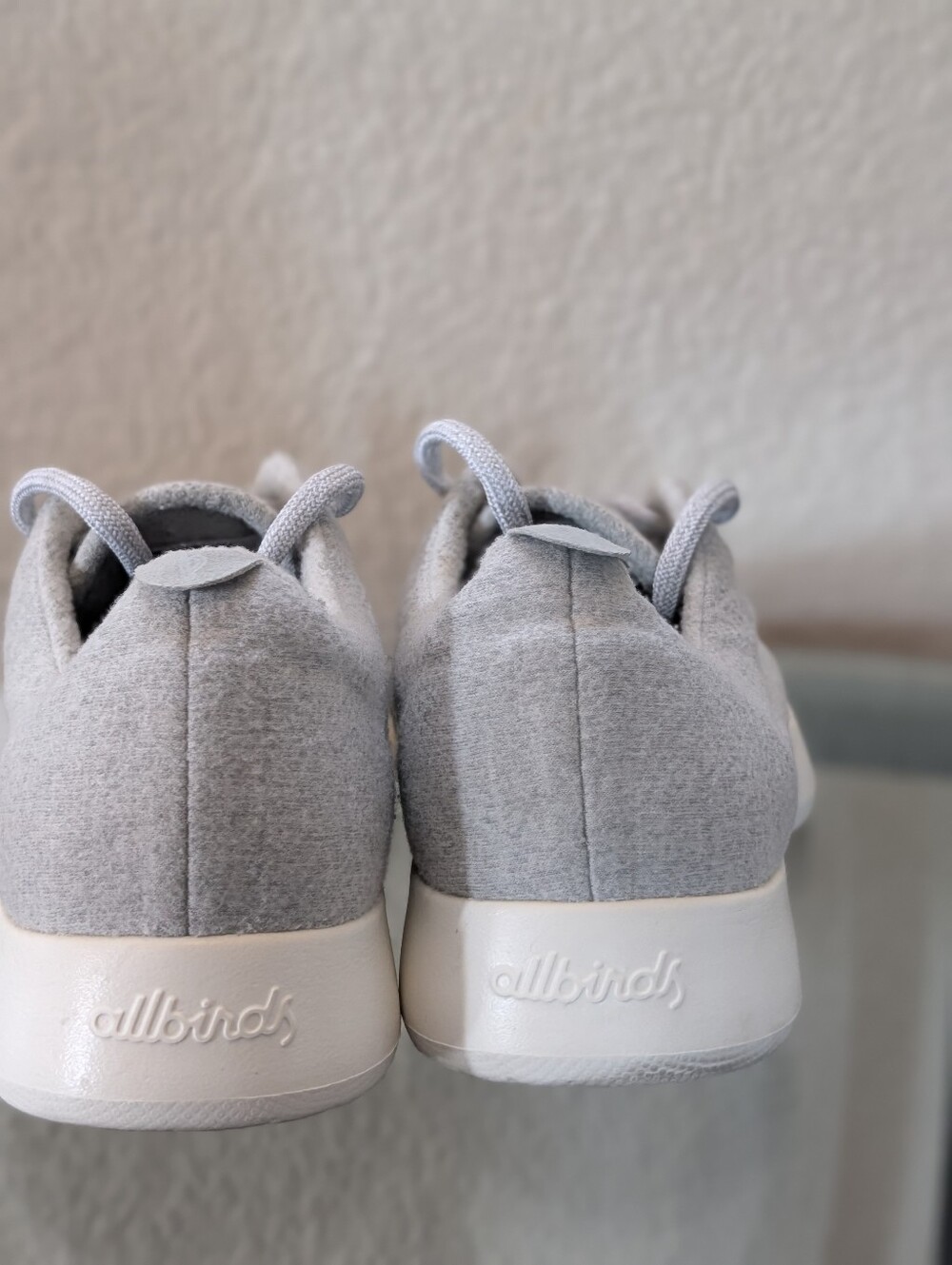 Allbirds Women's Wool Runners Grey Sneakers - 9 - Picture 6 of 12